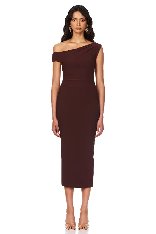 Unmissable Offer Nookie Natalia Midi Dress - Chocolate