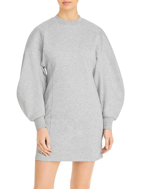 Super Bargain Womens Knit Mini Sweaterdress