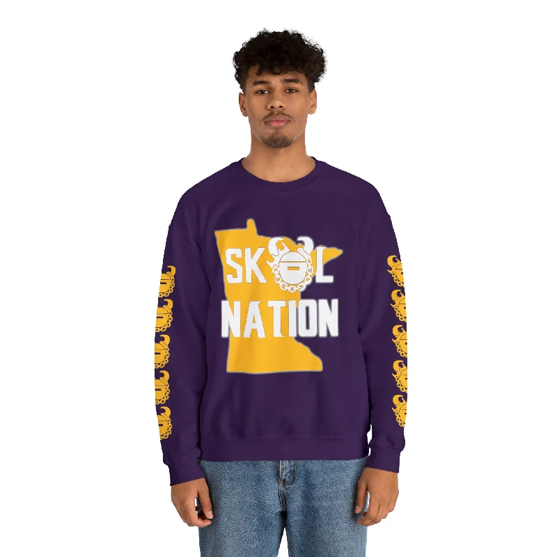 Extra Savings Unisex Heavy Blend™ Crewneck - MN Nation + Game Day Helmet (Sleeves)