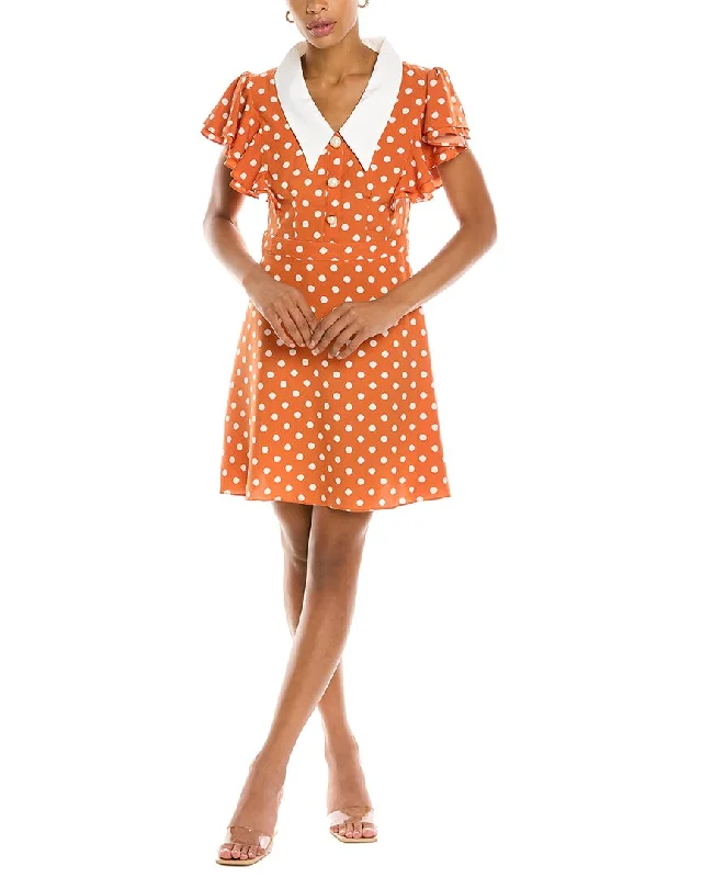 Super Bargain Aiden Polka Dot Mini Dress