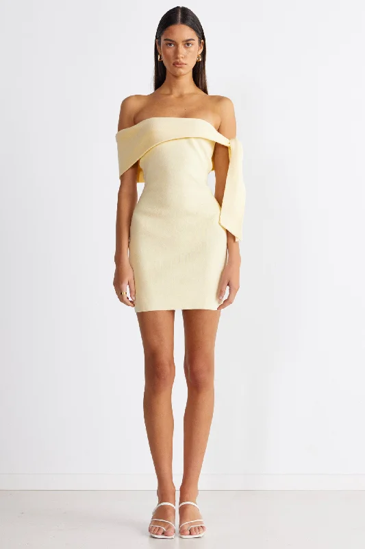 Price Fest Jaymes Mini Dress - Panna Cotta