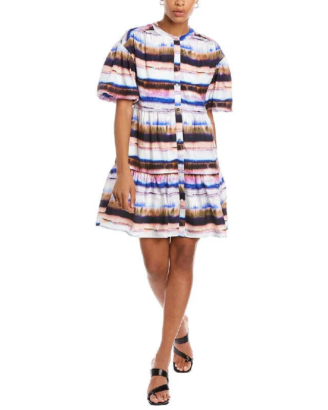Savings Galore Marie Oliver Kiki Silk-Blend Shirtdress