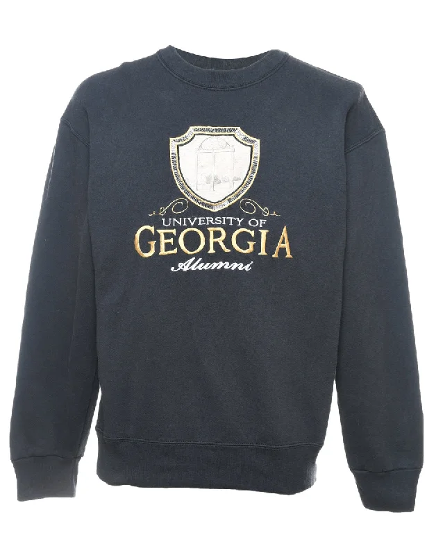 Deep Discounts University Of Georgia Embroidered Sweatshirt - L
