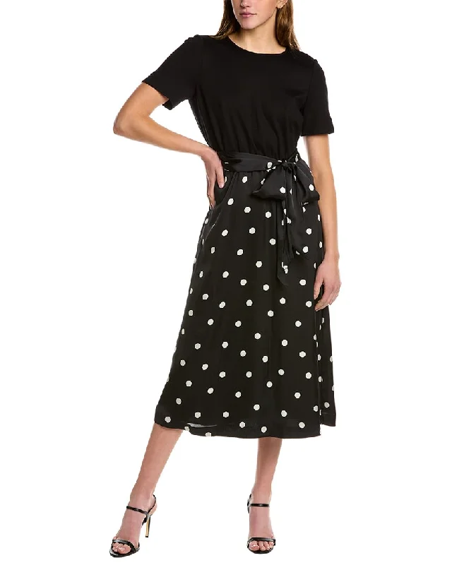 Closeout Sale Anne Klein Tie-Waist Midi Dress