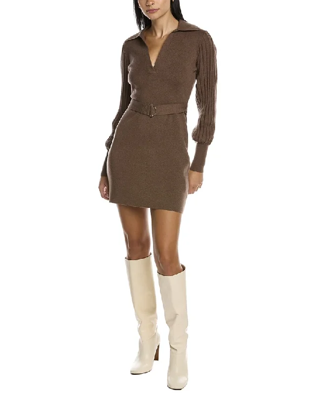 Factory Direct Sale Nicholas Adara Wool-Blend Mini Dress
