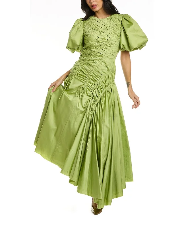 While Supplies Last Aje Siren Drawstring Maxi Dress