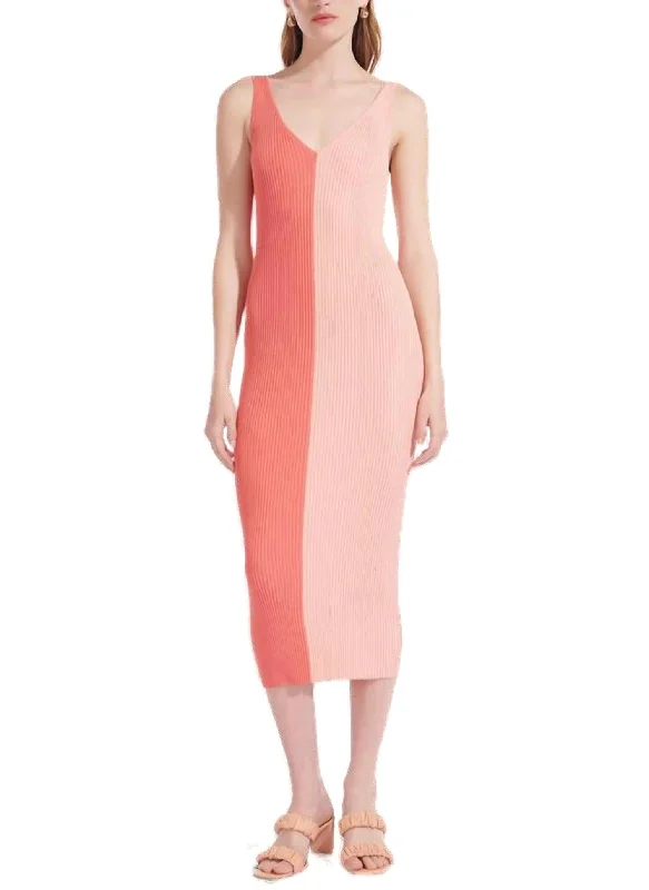 Bonus Savings Dana Dress in Bittersweet/Peach