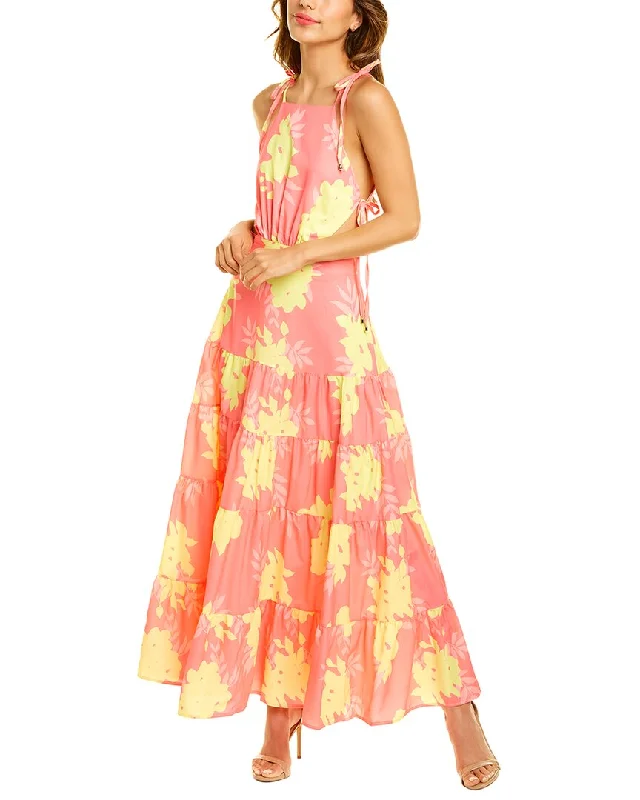 Mega Deal Beulah Halter Midi Dress