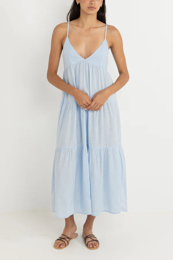 New Deals CLASSIC TIERED MIDI DRESS
