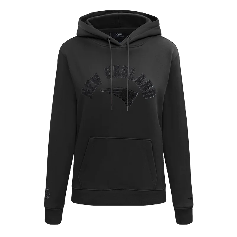 Year-End Sale NFL NEW ENGLAND PATRIOTS TRIPLE BLACK WOMEN'S FLC PO HOODIE (TRIPLE BLACK WOMEN'S)