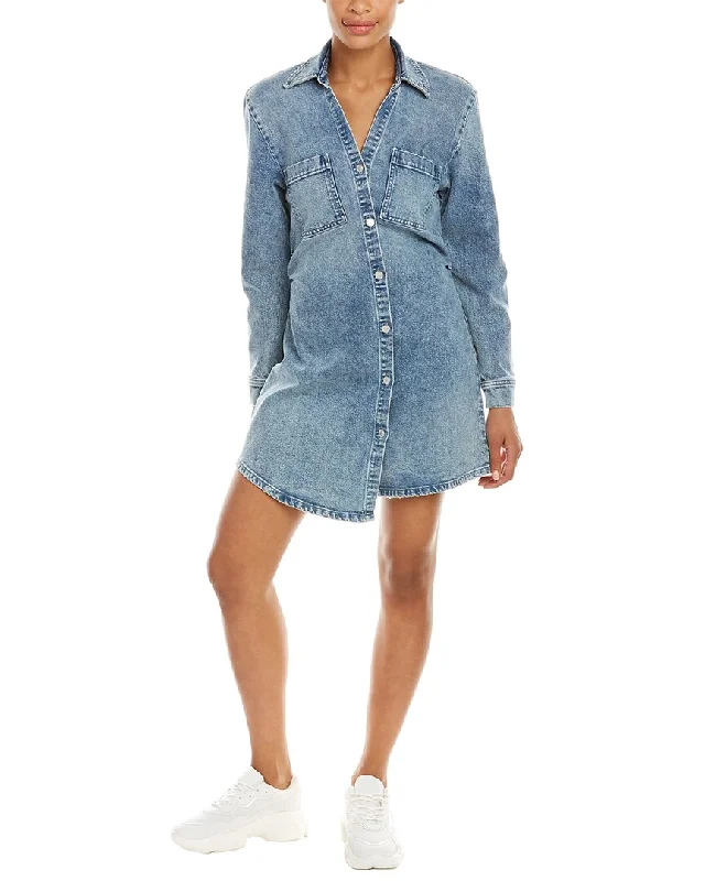 Clearance Sale Le Jean Eliza Denim Shirtdress