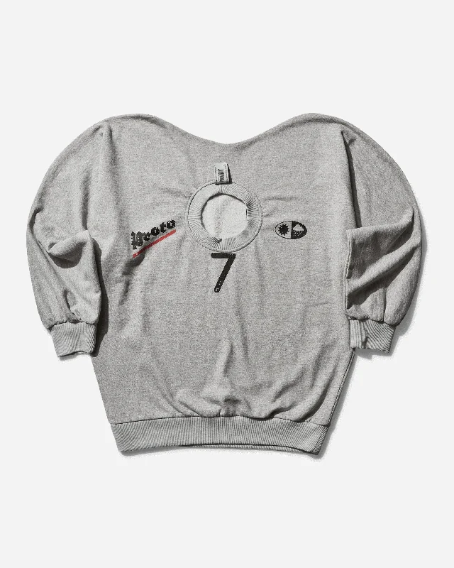 Limited Stock Women's Shrunken Sweatshirt Grey Melange