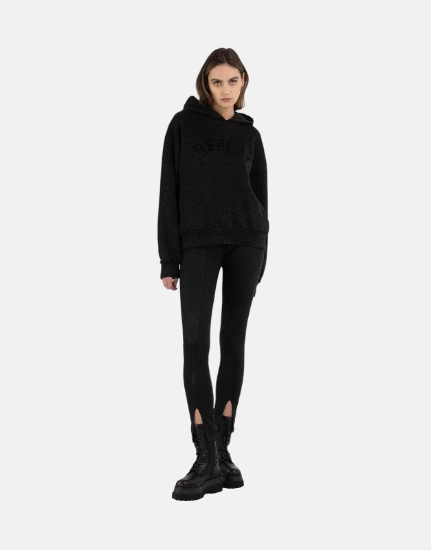 Bargain Bin Replay Bling Hooded Black Sweatshirt
