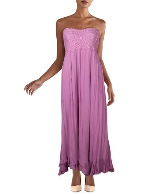 Instant Savings Adella Womens Lace Long Maxi Dress