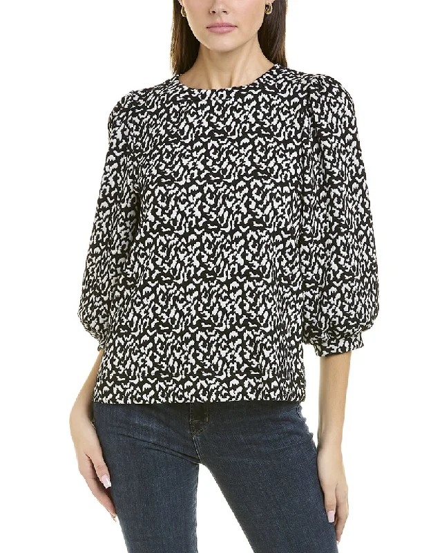 Special Discount Anne Klein Jacquard Top