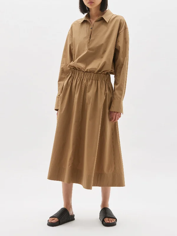 Sneak Peek Sale gathered waist cotton dress