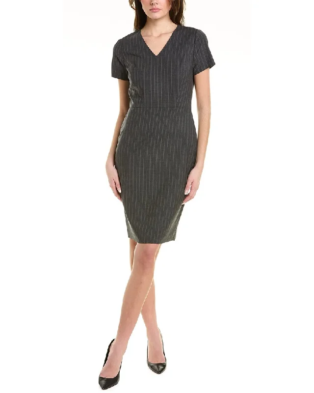 Epic Deals Brooks Brothers Explorer Wool-Blend Sheath Dress