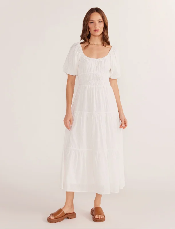 Final Sale LOTUS PUFF SLEEVE MINI DRESS