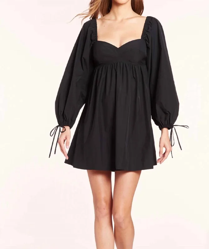 Exclusive Savings Sicily Long Sleeve Dress in Black