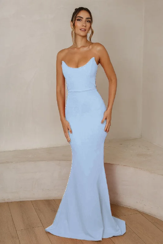 Super Deal Celine Gown - Baby Blue