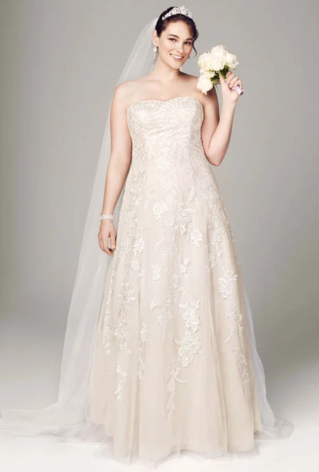 Online Exclusive David's Bridal 9V3587