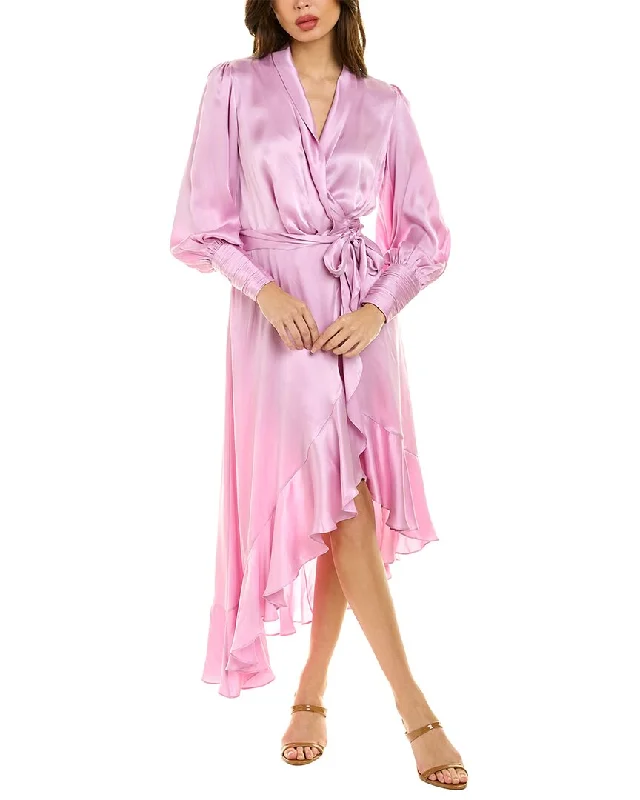 Major Savings Zimmermann Silk Wrap Dress