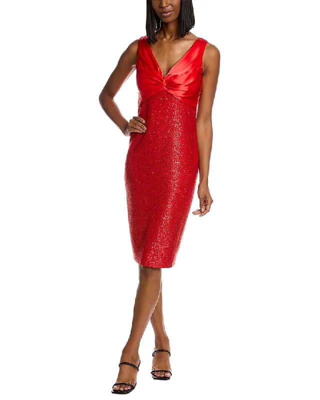 Weekend Special St. John Sequined Wool-Blend Evening Dress