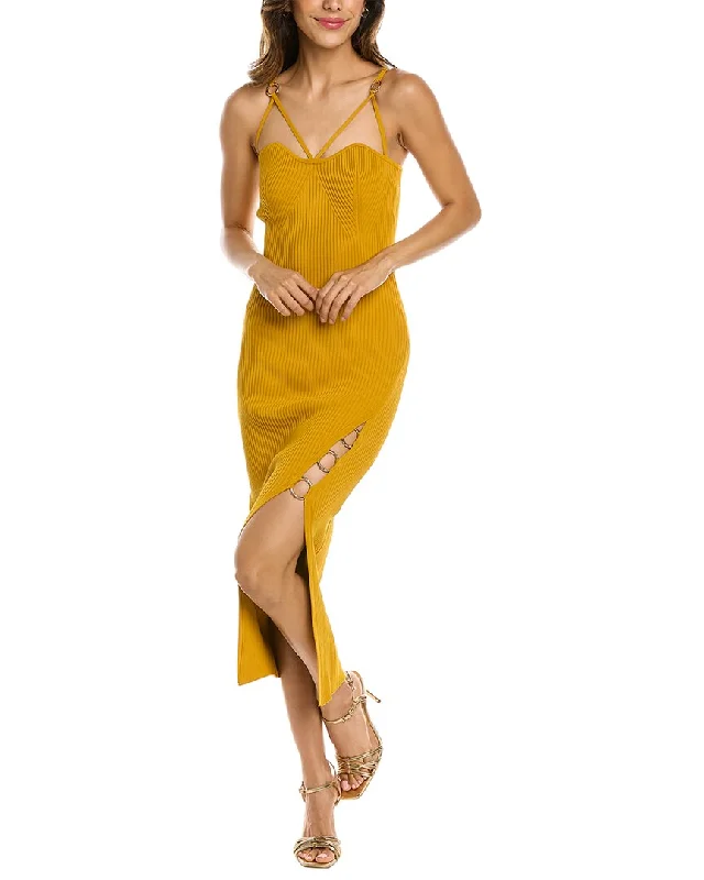 Super Bargain Nicholas Jules Rib Knit Cage Dress
