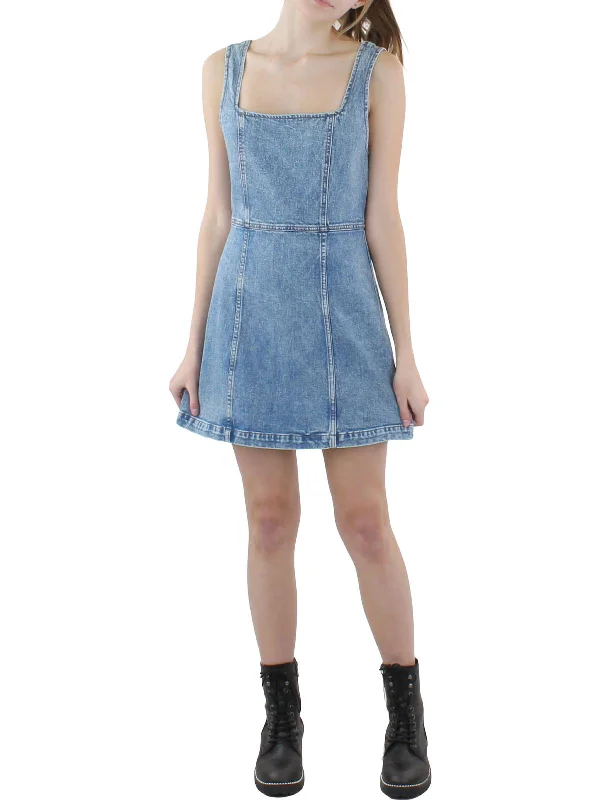 Overstock Sale Womens Denim Short Mini Dress