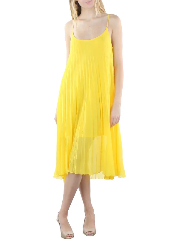 Blowout Deals Womens Sleeveless Knee Midi Dress