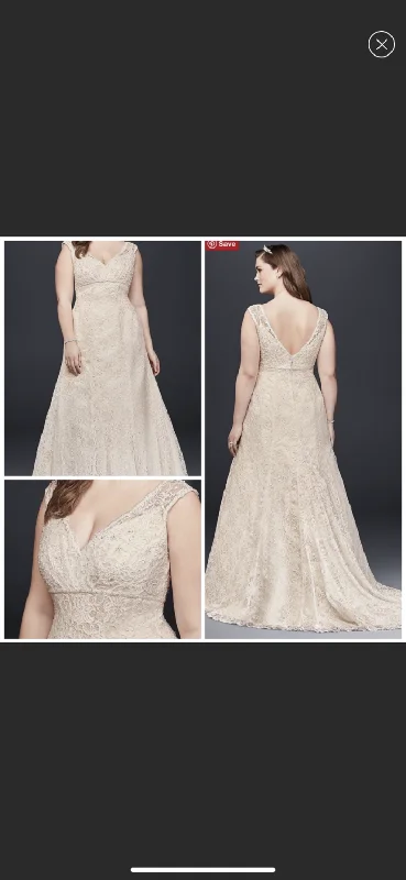 Huge Savings David's Bridal 9T9612SZ24W