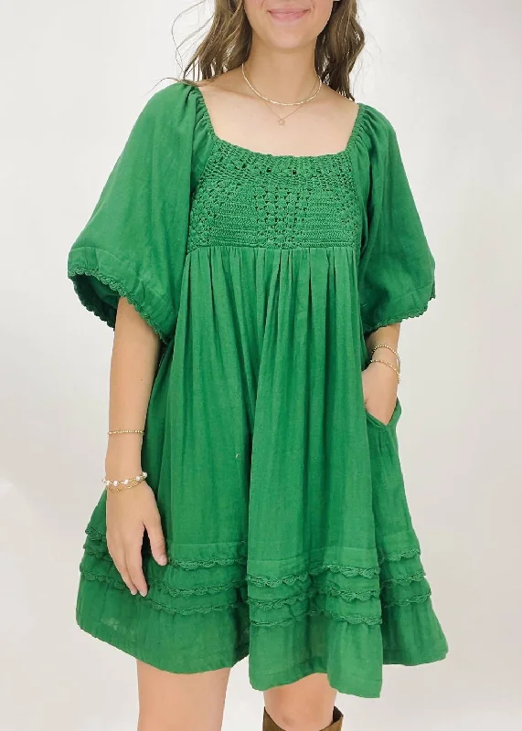 Price Rollback Nydia Dress in Green