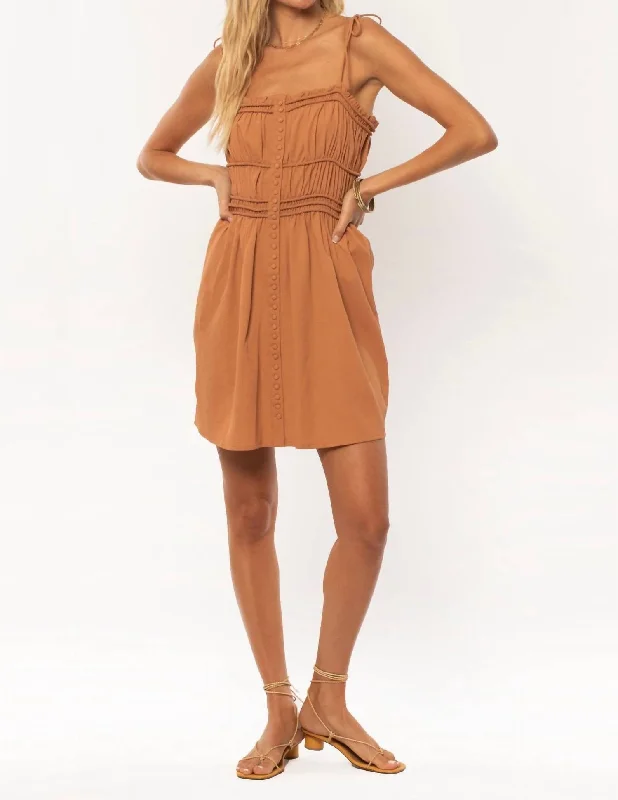 Sale Event Sonnet Woven Dress in Russet