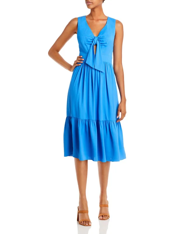 Exclusive Deal Womens Sleeveless Calf Midi Dress