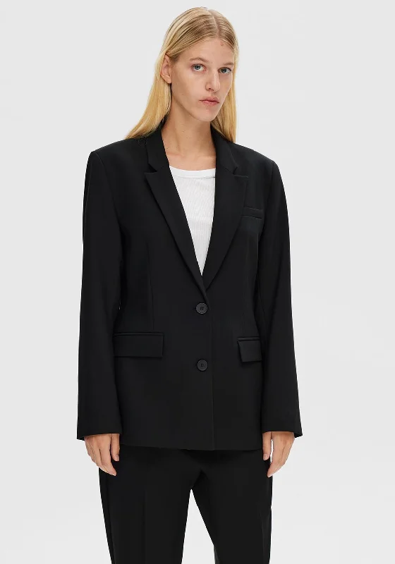 Referral Discount Selected Femme Rita Classic Blazer, Black