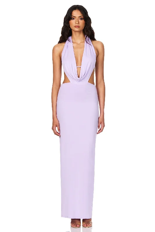 New Markdowns Nookie Olivia Drape Dress - Lilac