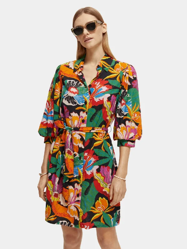 Quick Sale Puff sleeve short dress