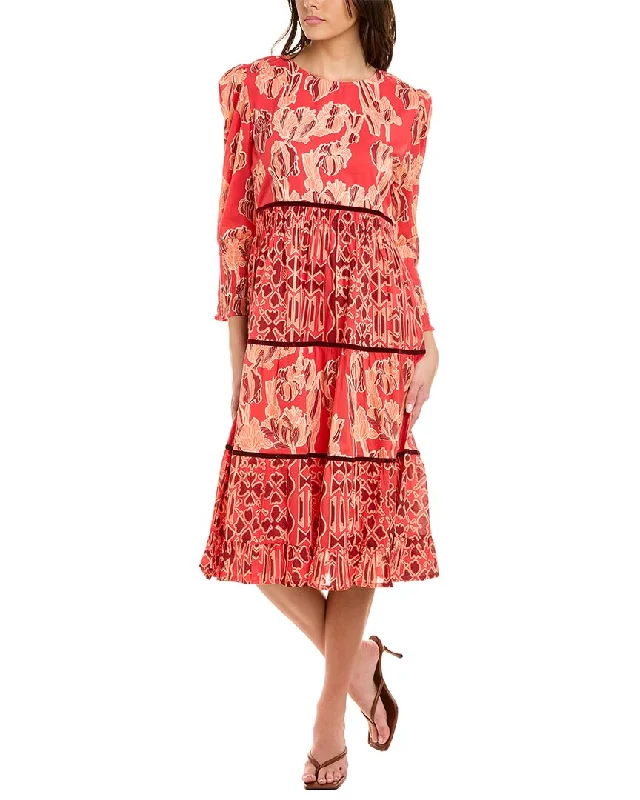 Savings Spectacular Ro's Garden Robin Midi Dress