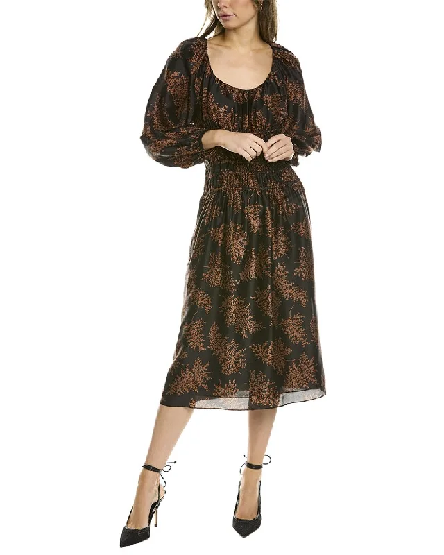 Final Markdown Rebecca Taylor Arden Fern Silk Dress