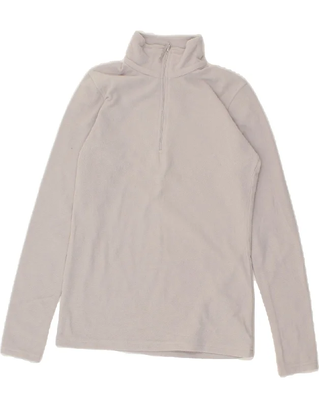 Deep Discounts MOUNTAIN WAREHOUSE Womens Zip Neck Fleece Jumper UK 10 Small Grey