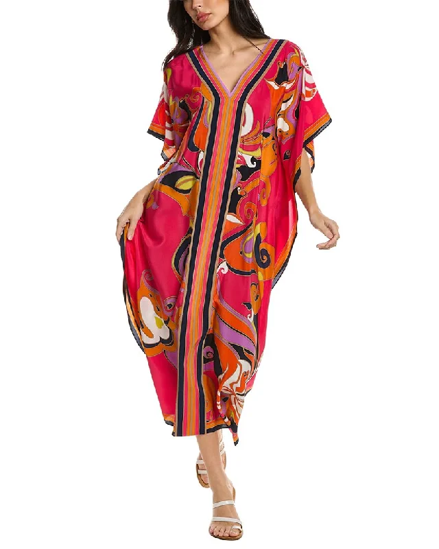 Huge Savings Trina Turk Theodora Silk Maxi Dress