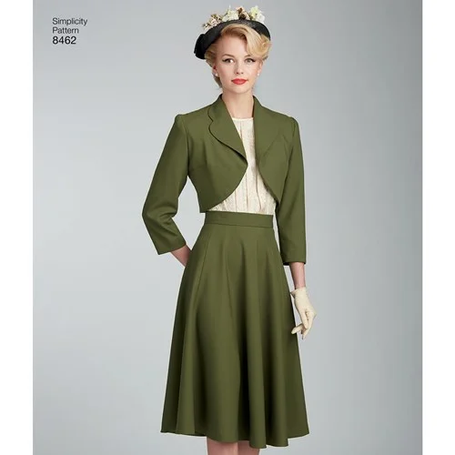 Deal Dash Simplicity Blouse, Skirt and Bolero S8462