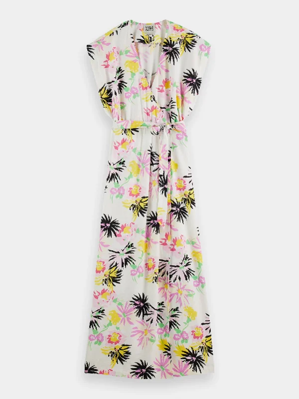 Take Advantage Allover printed maxi dress