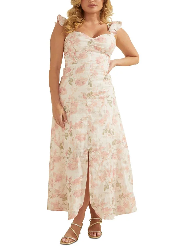Friends and Family Sale Womens Front Slit Long Maxi Dress
