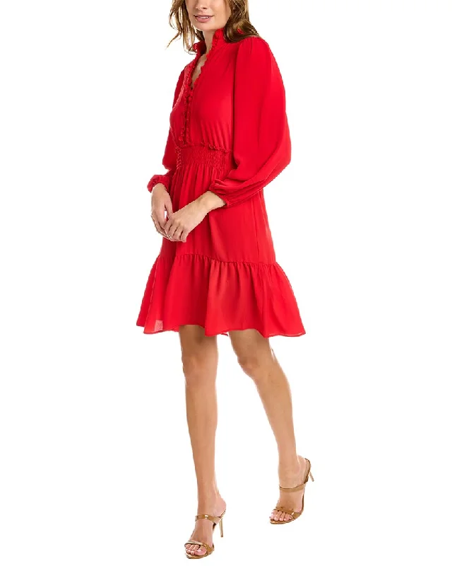 Lowest Prices London Times Smocked A-Line Dress