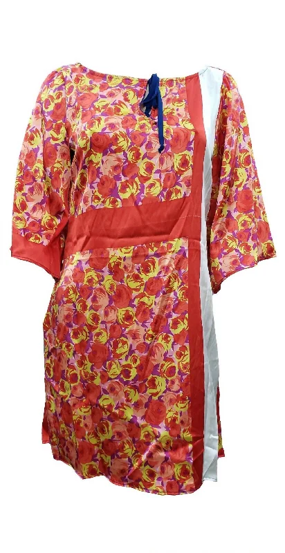 Huge Savings Women'S Printed Silk Dress in Tl20