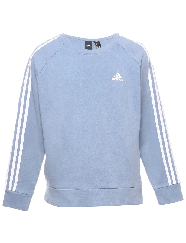 Price Buster Adidas Plain Lilac Sweatshirt - M