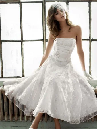 Weekend Special David's Bridal Organza Gown WG3313