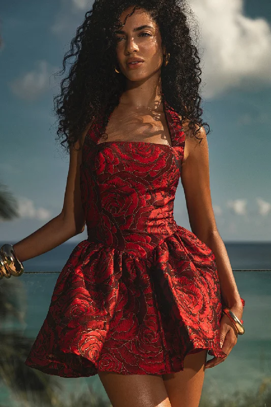 Sale Event Vina Mini Dress - Rose Print