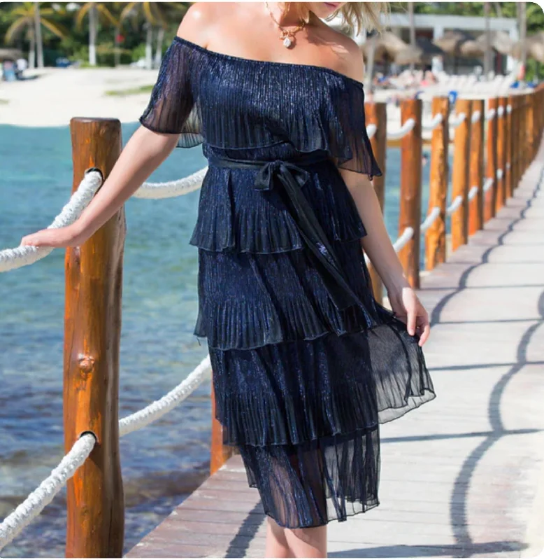 Overstock Dress 222171 in Midnight Blue
